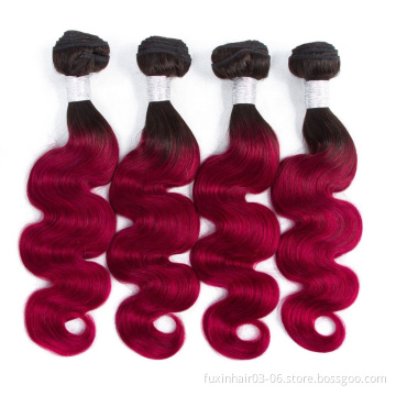 cheap body wave 1b/burgundy peruvian virgin hair wholesale virgin hair vendors